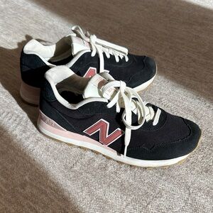 New Balance 515 Women's Black and Pink Sneakers